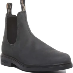 Chelsea Boots|Støvler<Blundstone Rustikke sorte stilfulde letvægtsstøvler Grå
