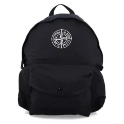 Tasker<Stone Island Rygsæk med polstrede stropper og lommer Sort