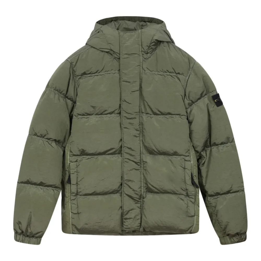 Jakker^Stone Island Sage Puffer Jacket med hætte Grøn