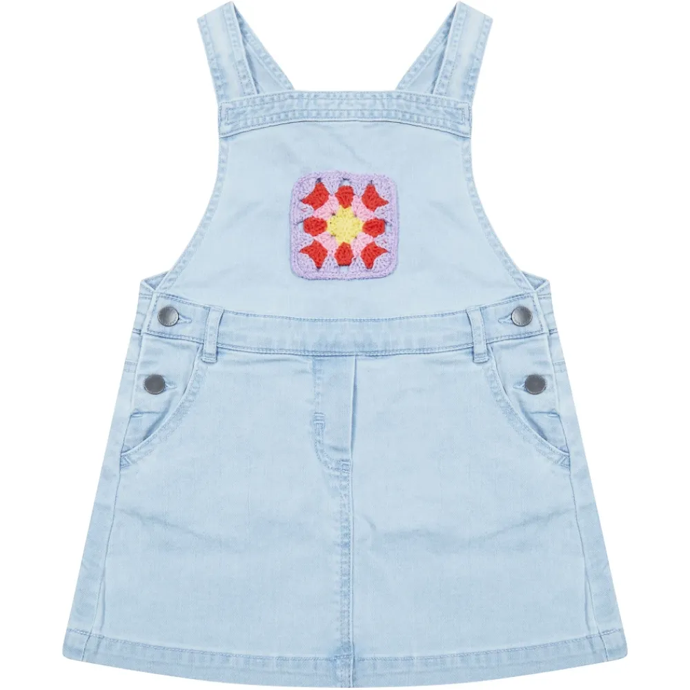 Kjoler & Nederdele^Stella McCartney Salopette Denim con Dett Ricamato Blå