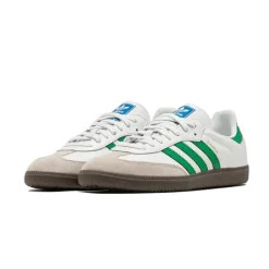Sneakers^Adidas Samba OG White Green Sneakers Hvid