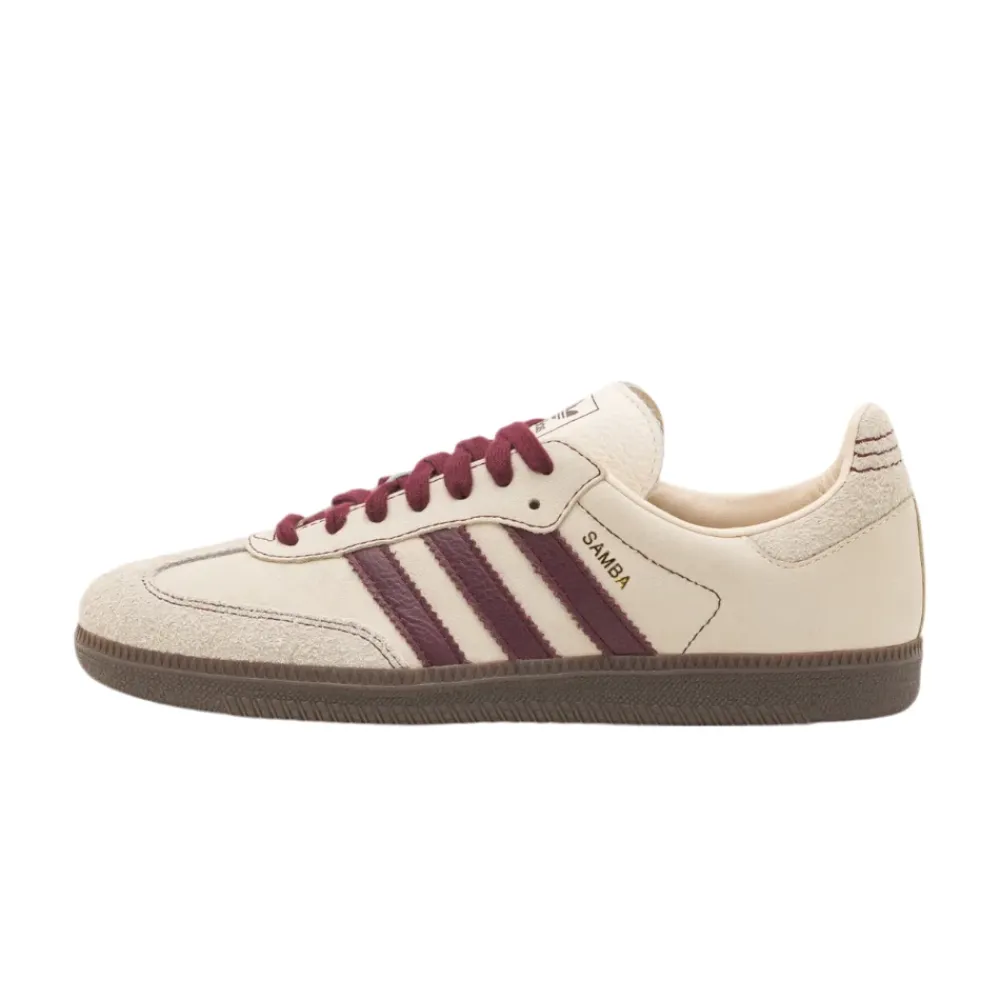 Sneakers<Adidas Samba OG Wonder White Maroon Beige