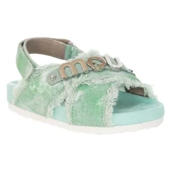 Sandaler^Mou Sandaler med denim-effekt Grøn