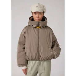 Jakker<Parajumpers Satin Oversize Bomberjakke med Dun Brun