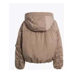 Jakker<Parajumpers Satin Oversize Bomberjakke med Dun Brun