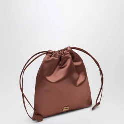 Toilettasker^Miu Miu Satinpose Brun