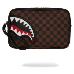 Toilettasker<SPRAYGROUND Sawtooth Sharks in Paris Toilettaske Mursten Brun