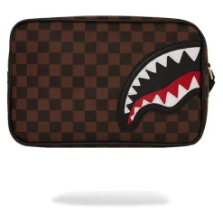 Toilettasker<SPRAYGROUND Sawtooth Sharks in Paris Toilettaske Mursten Brun