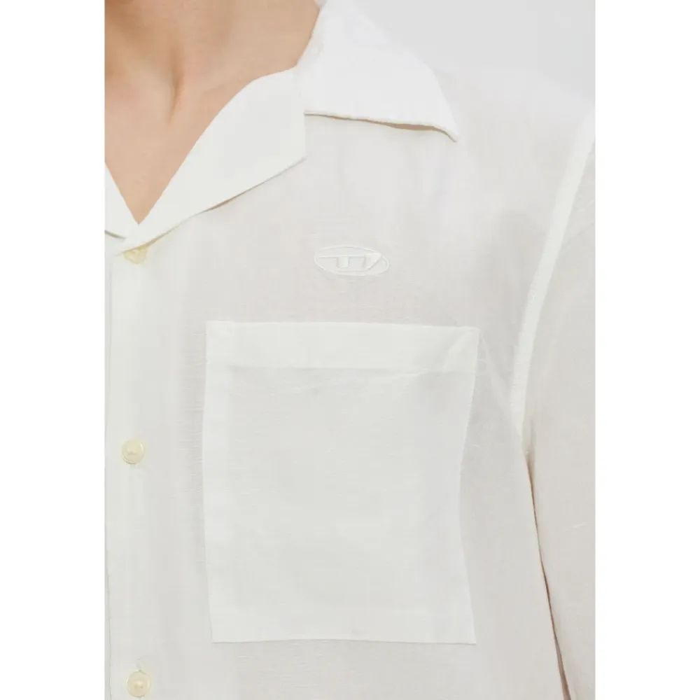Skjorter^Diesel S-BRACK-PGBS Shirt Hvid