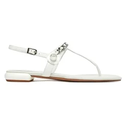 Sandaler^Miu Miu Scarpa Flat Sandal Hvid