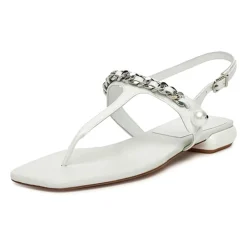 Sandaler^Miu Miu Scarpa Flat Sandal Hvid