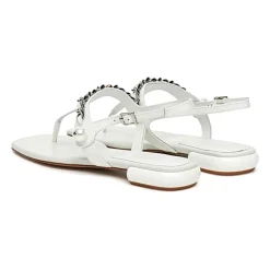 Sandaler^Miu Miu Scarpa Flat Sandal Hvid