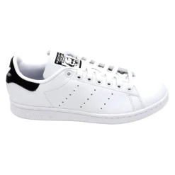 Sneakers^Adidas Scarpa snøresko i læder med gummisål Hvid