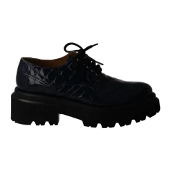 Snøresko<CALCE Schnüre Schuhe Blå