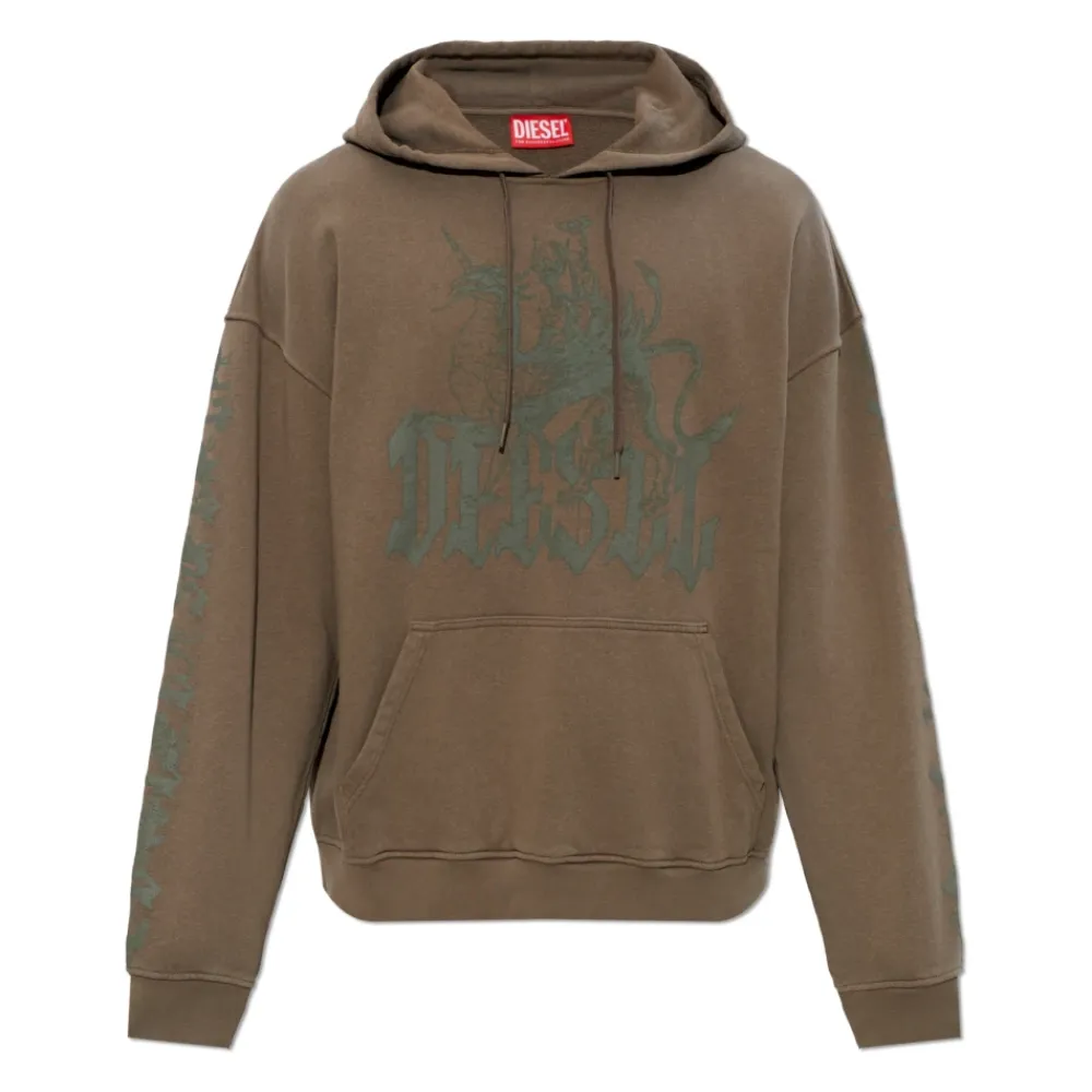 Trøjer^Diesel S-GRIFFON Sweatshirt Brun