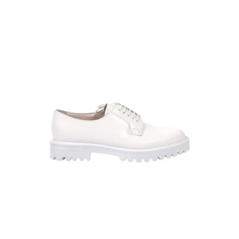 Snøresko<Church's Shannon T White Derby Hvid