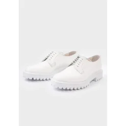 Snøresko<Church's Shannon T White Derby Hvid