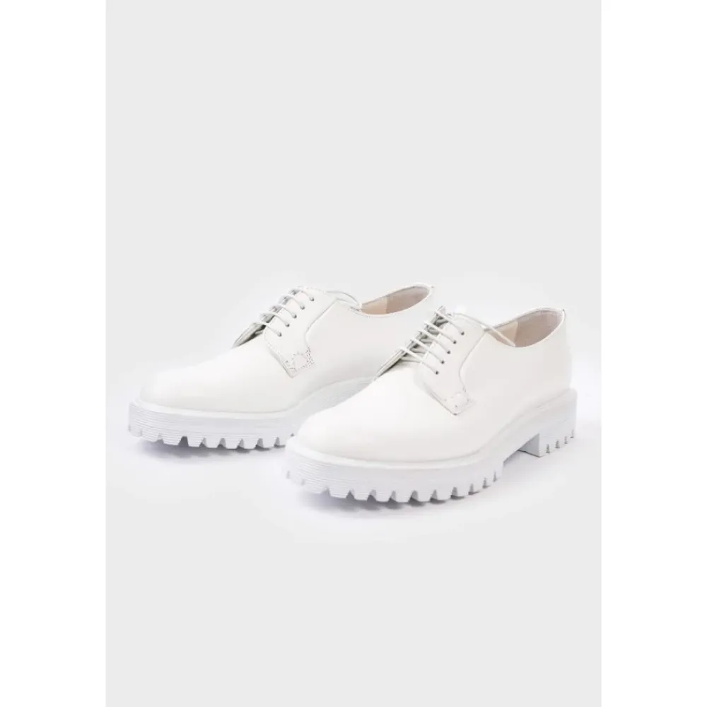 Snøresko<Church's Shannon T White Derby Hvid