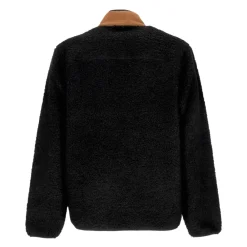 Fleece<CAT Sherpa Zip Jakke Sort
