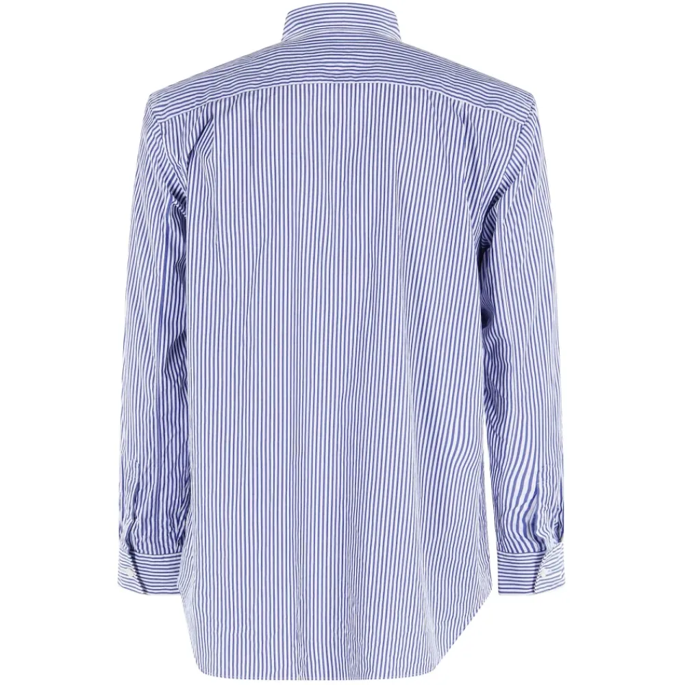 Skjorter^Comme des Garçons Play Shirt Black Emblem Blå