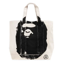 Tasker^A BATHING APE Shopper Bag Beige