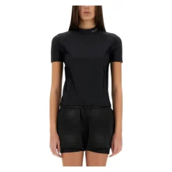 T-Shirts & Toppe<Alexander Wang Short Sleeve Rashguard Top Sort