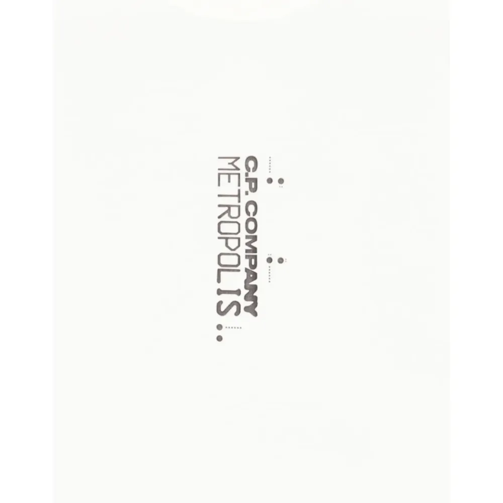 T-Shirts<C.P. Company Short Sleeve T-Shirt Hvid