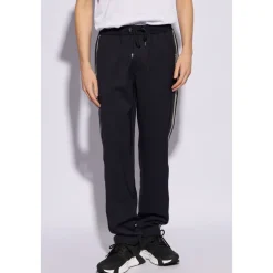 Bukser<Moncler Side-stripe Bukser Blå