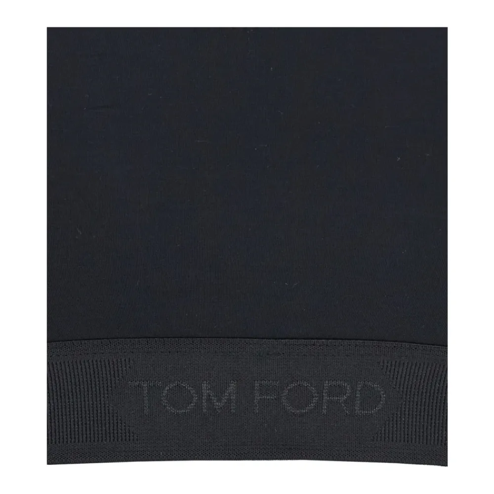 T-Shirts & Toppe<Tom Ford Signature Bralette Sort