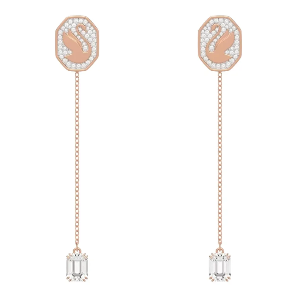 Smykker<Swarovski Signum Dråbe Øreringe Kvinder Rosaguld 5628569 Pink