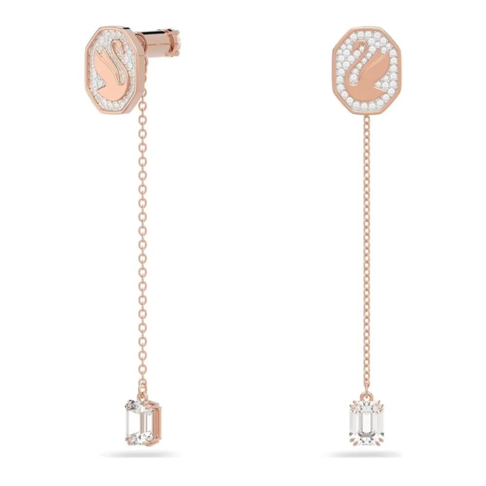 Smykker<Swarovski Signum Dråbe Øreringe Kvinder Rosaguld 5628569 Pink