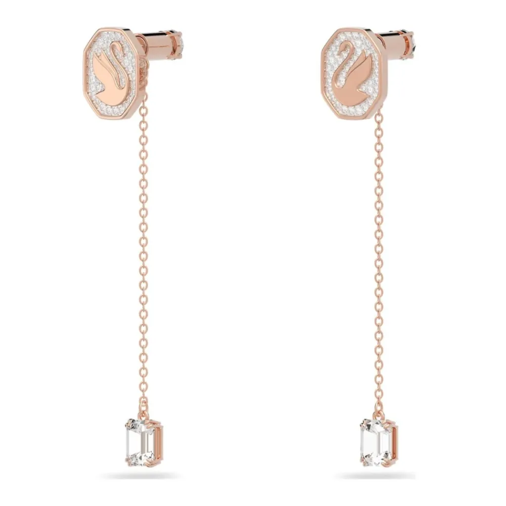 Smykker<Swarovski Signum Dråbe Øreringe Kvinder Rosaguld 5628569 Pink