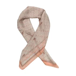 Tørklæder^Borbonese Silk Scarf Pink