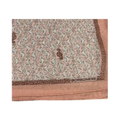 Tørklæder^Borbonese Silk Scarf Pink