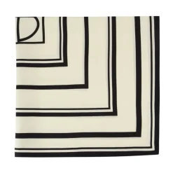 Tørklæder<Anine Bing Silke Monogram Tørklæde - Printet Stil Multifarvet