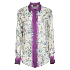Bluser & Skjorter<Gucci Silkeskjorte med print Multifarvet