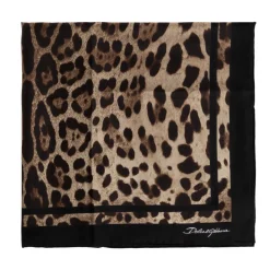 Tørklæder^Dolce & Gabbana Silketørklæde Brun