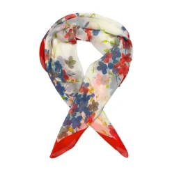 Tørklæder^Borbonese Silky Scarves Rød