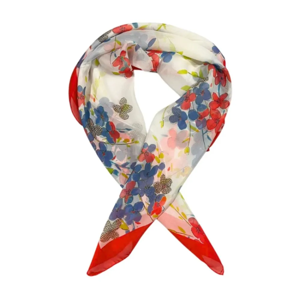 Tørklæder^Borbonese Silky Scarves Rød