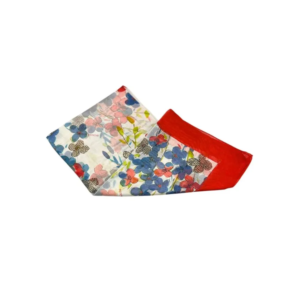 Tørklæder^Borbonese Silky Scarves Rød