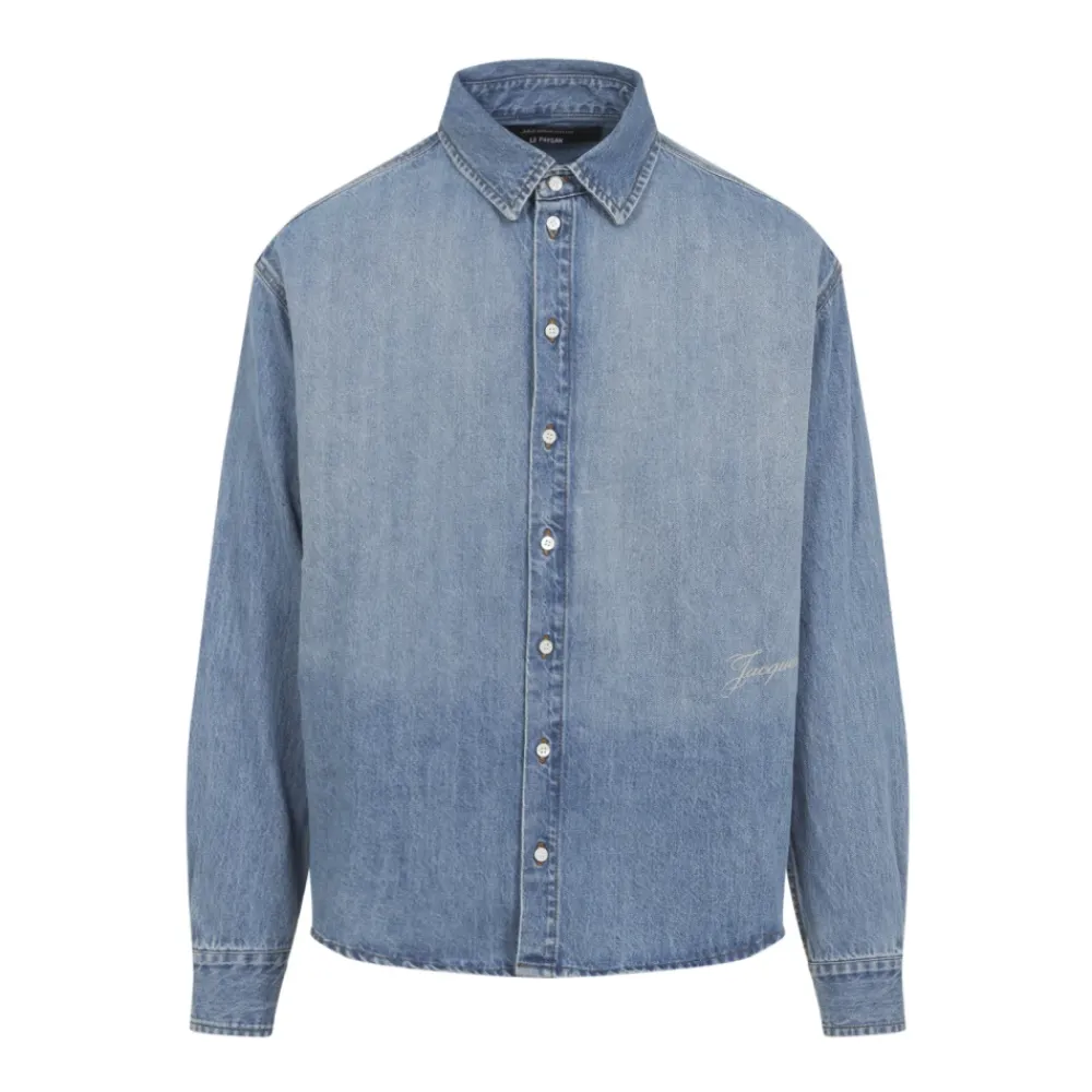 Skjorter^Jacquemus Simon de-Nîmes Denim Skjorte Blå