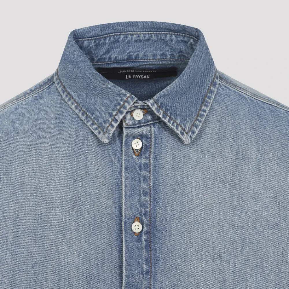 Skjorter^Jacquemus Simon de-Nîmes Denim Skjorte Blå