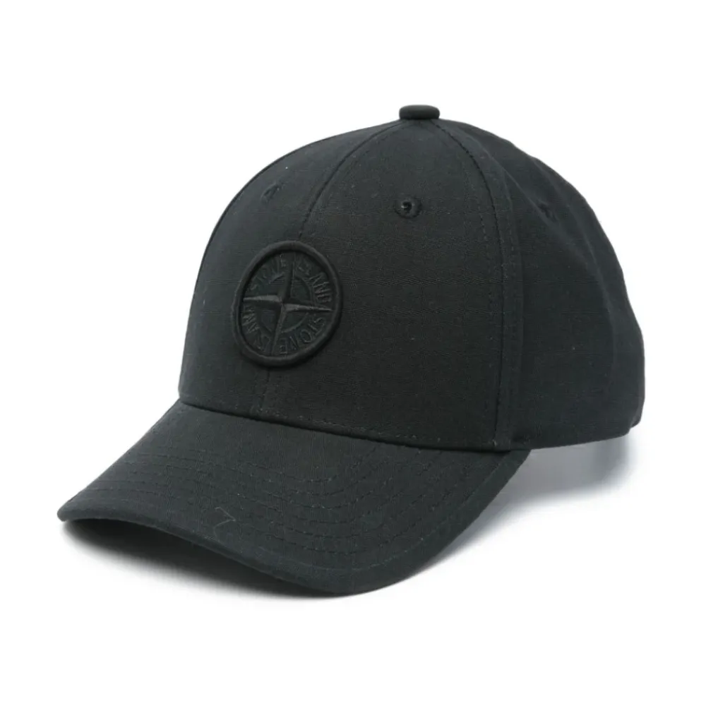 Huer & Kasketter^Stone Island Six-Panel Cap Sort