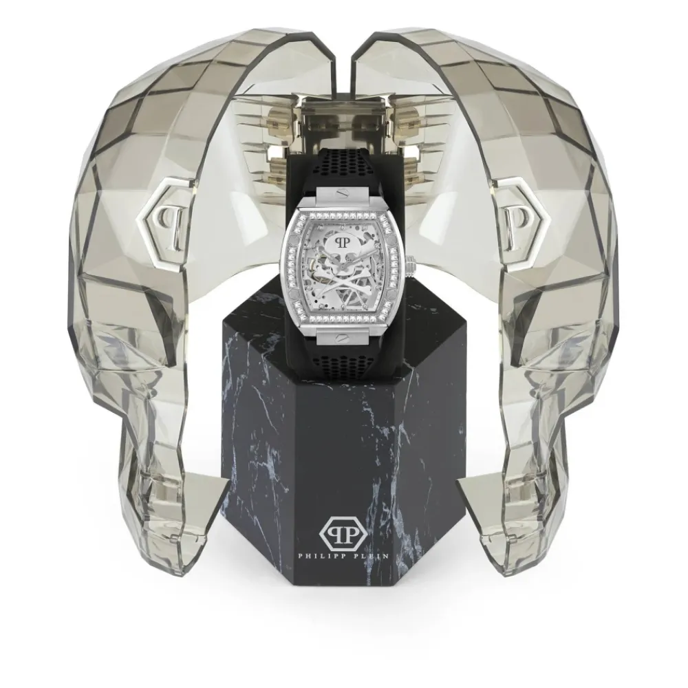Ure<Philipp Plein Skeleton Crystal Ur Grå
