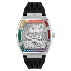 Ure<Philipp Plein Skeleton Rainbow Watch Multifarvet