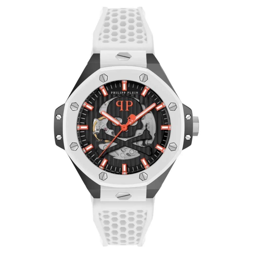 Ure<Philipp Plein Skeleton Royal Ur Hvid