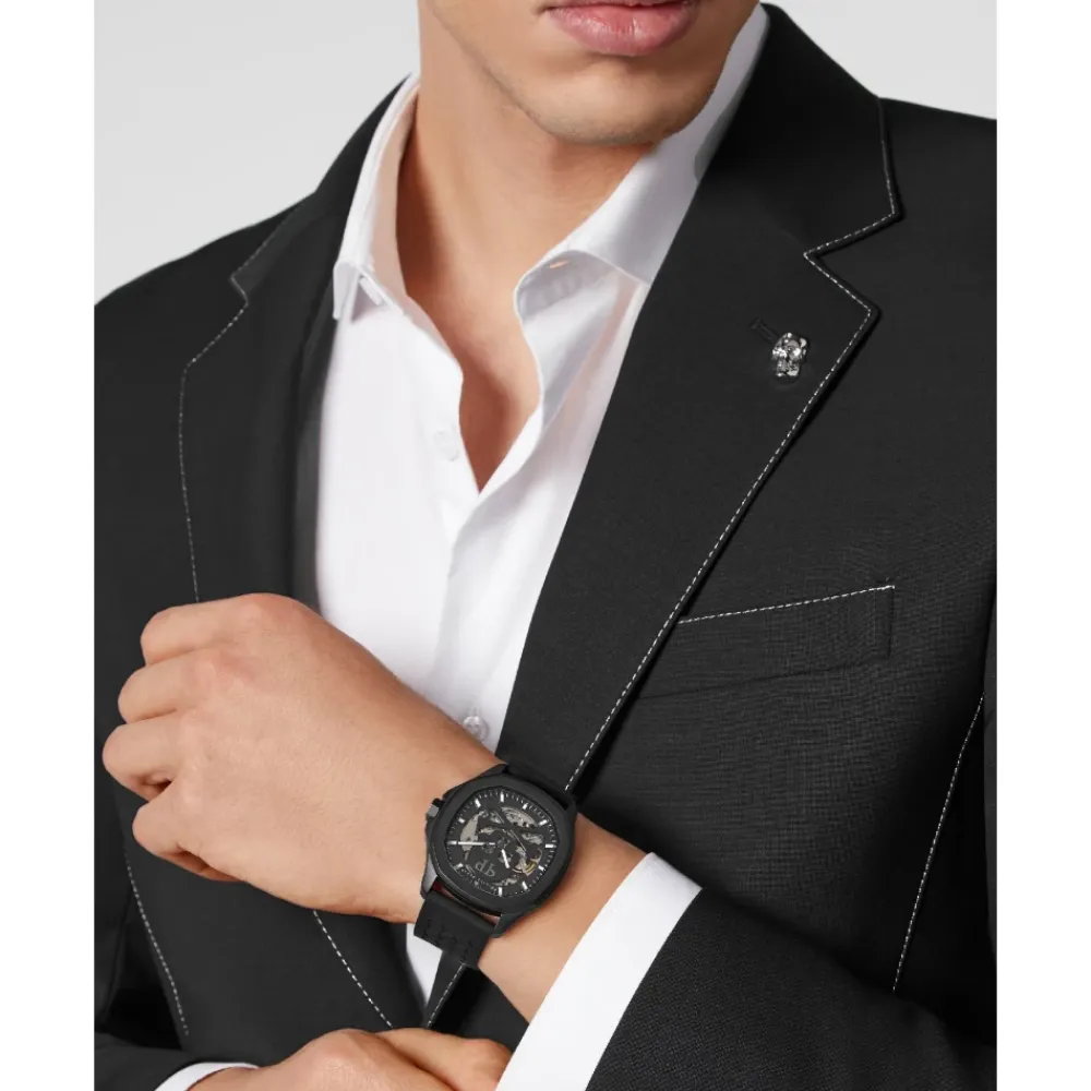 Ure^Philipp Plein Skeleton Spectre Automatisk Ur Sort