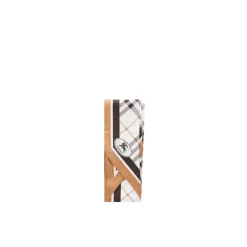 Tørklæder<Burberry Skinny Check Knight Stamp Silketørklæde Multifarvet