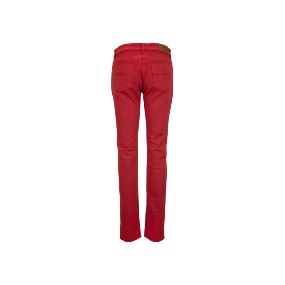 Jeans^Elisabetta Franchi Skinny Jeans Rød