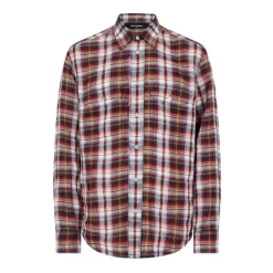 Skjorter<Dsquared2 Skjorte med tern Multifarvet